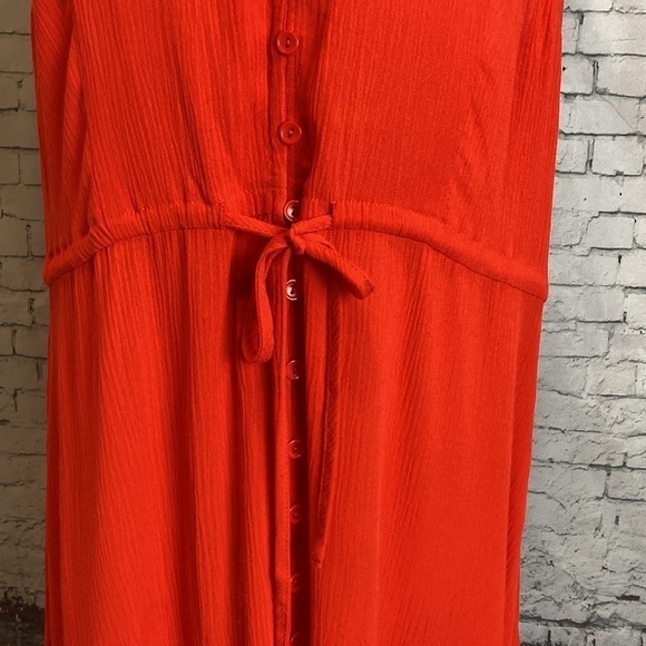 City Chic High Low Tigerlily Ruffle Maxi Dress Size 14 XS Feminine Vacation Sexy - Picture 10 of 15